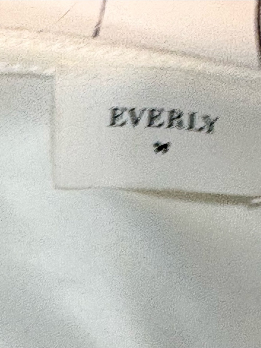 Everly White  babydoll-style mini dress delicate ruffle cap sleeves medium - Picture 9 of 10